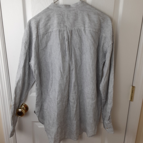 NWT *HP* Linen Lauren Ralph Lauren HiLo Size M Top - Picture 2 of 12